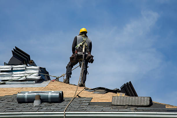 Professional Metal Roofing technician working in Henrietta, NY
